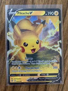 Pokemon TCG Vivid Voltage Pikachu V 43/185 (NM) IN HAND - Picture 1 of 2
