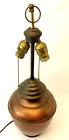 Lampe de table à deux prises cuivre métal lampe de traction légère chaîne de travail
