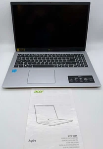 Silver 2022 Acer Aspire 3 PC Laptop Windows 11 8GB Ram 256GB SSD 15.6" Screen - Picture 1 of 12