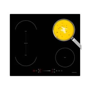 Cookology CIB606 59cm Induction Hob with Bridging Function - Black