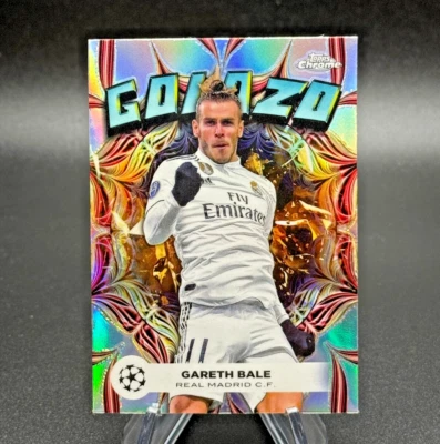Gareth Bale 2023-24 Topps Chrome UCC Golazo Refractor #GL-10 Real Madrid C.F. - Image 1 of 4