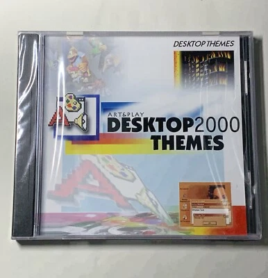 Desktop Themes 2000 Art & Play CD-ROM PC SOFTWARE SEALED BRAND NEW NEU GERMAN - Image 1 of 2