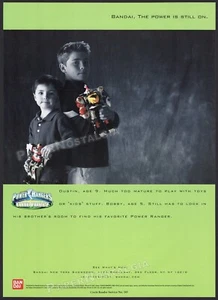 Bandai Power Rangers Time Force - Original 2001 Trade AD Promo / Poster_ Saban - Bild 1 von 1