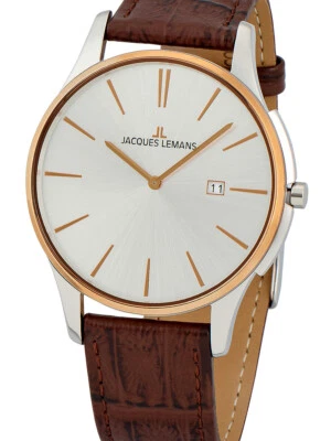 Jacques Lemans 1-1936F London Herrenuhr 40mm 10ATM - Bild 1 von 3