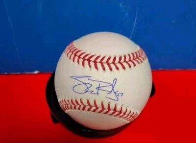 Shane Bieber Signed Auto Baseball COA - Image 1 of 3