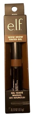 E.L.F. Wow Brow Tinted Gel Brunette 3.5g Volumizing Fiber Gel Vegan & Cruelty-Fr - Image 1 of 4
