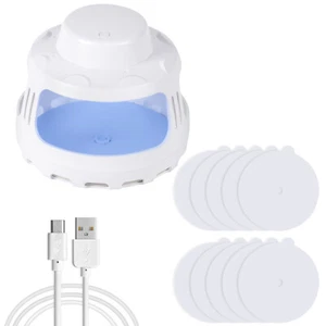 Flea Trap Dome Bed Bug Electric Pest Trap Light Flea Killer with 10 Pcs Sticky - Picture 1 of 11