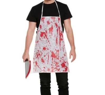 DELANTAL BLOODY HALLOWEEN ELEGANTE VESTIDO MUERTO CHEF ZOMBIE SCARY SPLATTER CONJUNTO SANGRE Foto 1 de 3