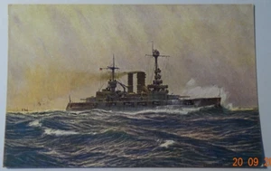 AK Linienschiff Schlesien um 1910 U101 - Bild 1 von 2