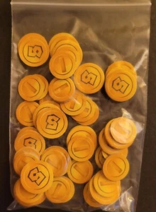 2017 Monopoly Ninentdo Gamer 90-coins replacements - Picture 1 of 1