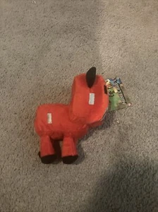 Minecraft Mushroom Red Cow Bull Stuffed Animal Plush 5” Mojang 2014 Kids Toy - Picture 1 of 2