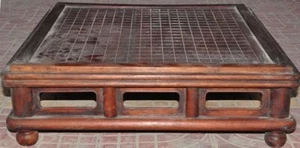 26" old chinese huanghuali wood Weiqi Of Go Chessboard Chess Checkerboard Tables - Picture 1 of 13