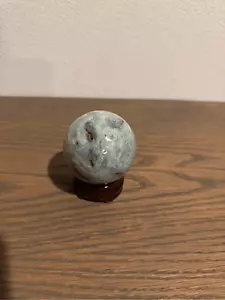 Sfera di agata muschio cristallo pietra preziosa naturale - Foto 1 di 9