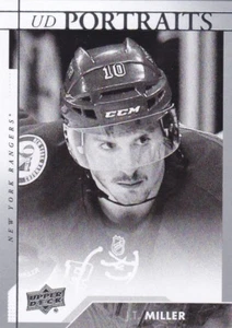 J.T. MILLER 2017-18 17-18 UPPER DECK 1 PORTRAITS INSERT #P-30 RANGERS - Picture 1 of 1