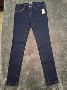 NWT Y2K Aeropostale Lola Jegging Skinny Jeans Size 5/6 Regular Blue Denim Teens - Picture 1 of 6