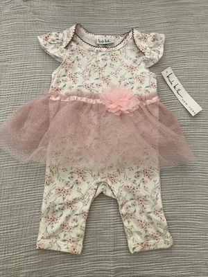 Nicole Miller Nueva York Bebé Niña Talla 0-3 Meses Una Pieza Foto 1 de 3