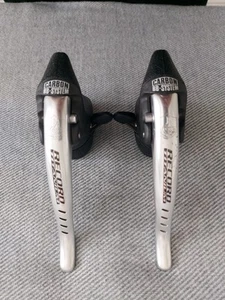 Campagnolo Record Titanium 8 Speed Ergo Shifters - Picture 1 of 24