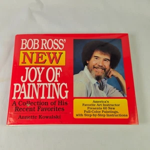 Bob Ross New Joy Of Painting Annette Kowalski HC/DJ 1st Ed/1st print 1993 - Imagen 1 de 9