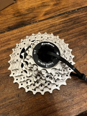 SunRace RS3 11 Speed Road Bike Cassette 11-28T Shimano HG SRAM Trainer Cycling - Image 1 of 2