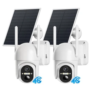 Telecamere di Sicurezza Cellulari 4G LTE Esterno Confezione da 2 No Telecamera di Sicurezza WiFi Solare... - Foto 1 di 7
