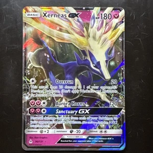 Xerneas GX 90/131 - Pokemon TCG Forbidden Light Sun & Moon Ultra Rare Card - Picture 1 of 3