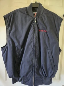 Snap-n-Wear Embroidered NYSTA Vest Navy Blue XL - Picture 1 of 4