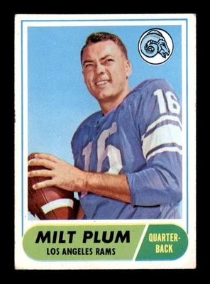 1968 Topps #104 Milt Plum   VGEX X3546493 - Image 1 of 3