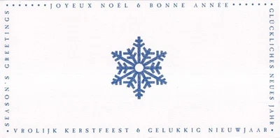 SA35c Belgium 2013 Christmas Greetings from Post -Snow Flakes special booklet - Image 1 of 2