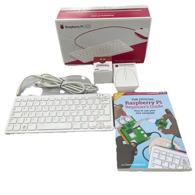 Raspberry Pi 400 Kit with Mouse, Keyboard, Power Supply & Guide - Image 1 of 4