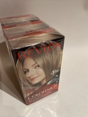 3PAC Revlon Colorsilk Natural Permanent 3D Dye DARK ASH BLONDE Hair Color #60 - Image 1 of 4