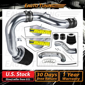 Kit de admisión de aire frío + filtro NEGRO para 02-07 Impreza WRX/STI 2,0 L/2,5 L Turbo - Imagen 1 de 9