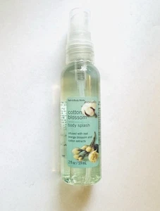 Bath Body Works COTTON BLOSSOM Splash Mist Spray 2 oz RARE MINI Travel - Picture 1 of 2