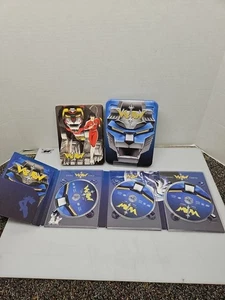 Voltron Collection 1 One And 5 Blue Lion Metal Tin 3 DVD  Robot Anime - Imagen 1 de 5