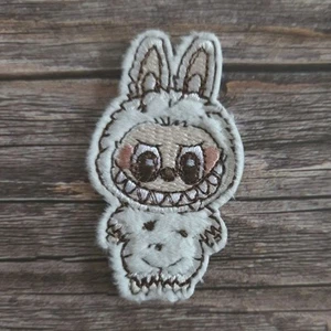 Creepy Rabbit Demon Monster Funny Cute Fluffy Iron On Patch - Picture 1 of 2