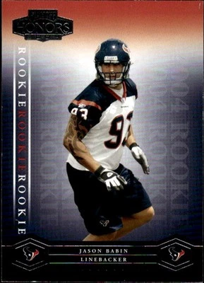 2004 Playoff Honors Jason Babin #149 Houston Texans 20N - Imagem 1 de 2