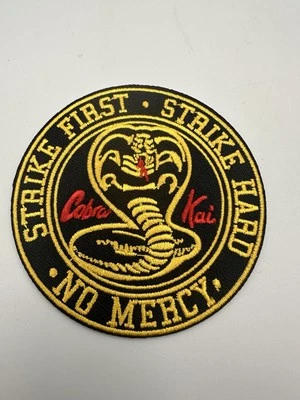 C obra Kai Strike First Embroidered patch Sew or iron on - Image 1 of 2