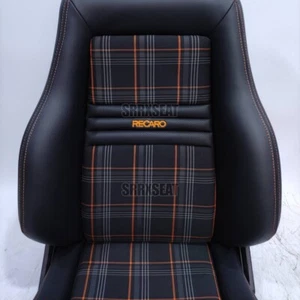 【1 Seat;Full set】RECARO UPHOLSTERY KITS/ SEAT COVERS For LSB VW GOLF7 GTI ORANGE - Picture 1 of 6