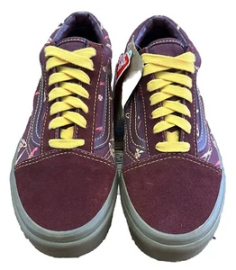 Vans Vivienne Westwood Old Skool Anglomania Sneaker Größe 7 burgund gebraucht mit Etikett - Bild 1 von 16
