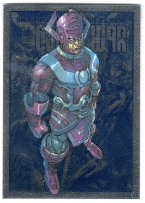 MARVEL 2014 MARVEL UNIVERSE SAPPHIRE BASE PARALLEL 79 GALACTUS - Image 1 of 2