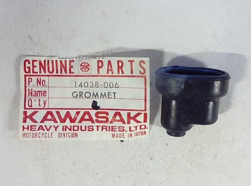 NOS KAWASAKI 1966-76 A1 A7 G3TR G3SS GOMA CARBURADOR TAPA CUBIERTA 14038-006 OEM Foto 1 de 1