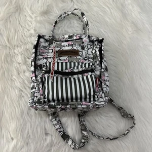 Union Bay Outlander Mini Backpack Purse Cats And Stripes With Carry Handles - Picture 1 of 10