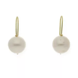 Pendientes Perlas Australianas De Los Mares Del Sur Oro 18K Complementos Joyería - Imagen 1 de 6