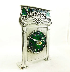 Archibald Knox Style Orologio in peltro Art Nouveau Liberty Design Made in UK | AK47 - Foto 1 di 5
