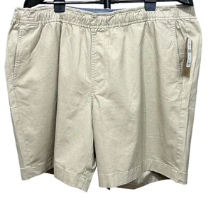 NUEVO CON ETIQUETAS LL Bean Shorts Para Hombres XXL Beige Chino Bolsillos Cordón Cintura Elástica - Imagen 1 de 7