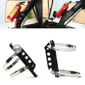 Car UTV Roll Bar Fire Extinguisher Holder Bracket Silver For Jeep Wrangler JK SU - Bild 1 von 8
