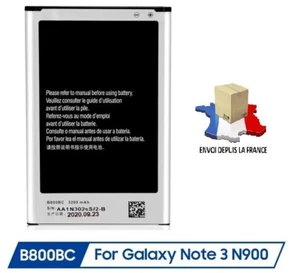Batterie pour Samsung Galaxy Note 3 B800BE B800BC B800BU 3200 MAH battery  - Photo 1 sur 1