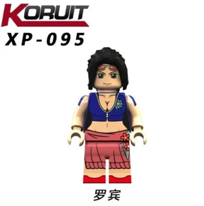 2 inch Custom One Piece Nico Robin Minifigure with Base, New/Mint - Picture 1 of 1
