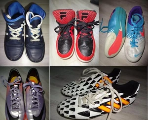 TOP! 5 PAAR SNEAKER GR. 35 36 FUSSBALL HALLENSCHUHE SPORT MID CUTS NIKE ADIDAS F - Bild 1 von 24