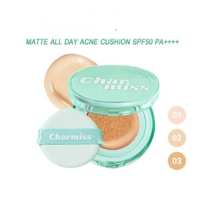 Charmiss Matte All Day Acne Cushion SPF 50 PA++++ for acne-prone skin matte - Image 1 of 4