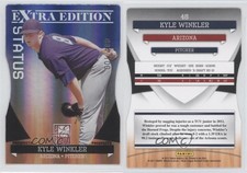 2011 Donruss Elite Extra Edition Prospects Blue Status Die-Cut /100 Kyle Winkler